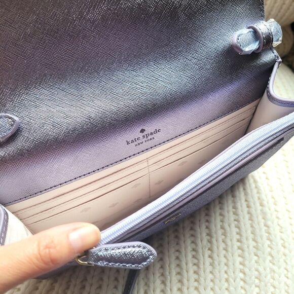 NWT KATE SPADE GLITTER CONVERTIBLE BAG - Picture 8 of 15